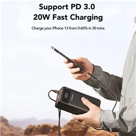 پاور بانک کمپینگ وگر مدل VEGER Tank Lite 50000mAh 22.5W Camping Power Bank