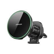 هولدر مگنتی و شارژر وایرلس دریچه کولری جویروم Joyroom Magnetic Wireless Car Charger Holder JR-ZS412
