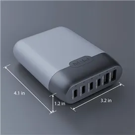 شارژر رومیزی میلی مدل MiLi 140W Gan Carger Station