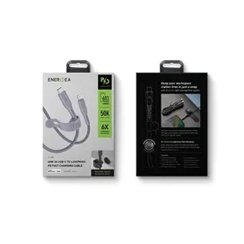 کابل USB-C 60W به LIGHTNING انرژیا مدل FLOW