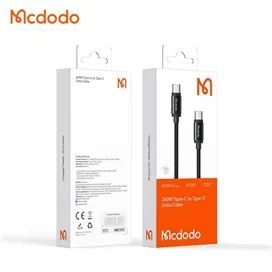 کابل شارژ سریع تایپ سی به تایپ سی 240 واتی مک دودو مدل MCDODO CA-3681 طول 2 متر