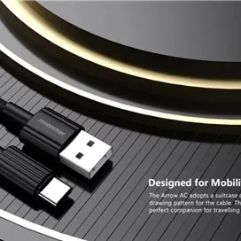 کابل USB-A به USB-C راک رز RockRose Arrow AC 2.4A 1m USB-C