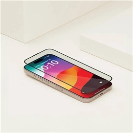گلس تمام صفحه تمام چسب آیفون لولو Apple iPhone 15 Levelo Clear