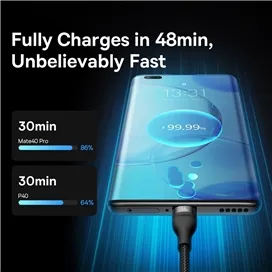 کابل سه سر 66 وات بیسوس Baseus 3in1 Fast Charging cass040001