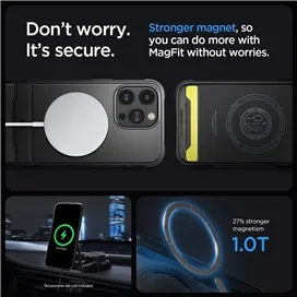 قاب آیفون 15 پرو مکس اسپیگن Spigen Rugged Armor MagFit for iPhone 15 Pro Max
