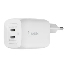 شارژر 65 واتی دو پورت بلکین ProDual USB-C GaN Wall Charger – مدل WCH013