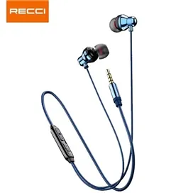 هندزفری سیمی با جک 3.5 میلی‌متری رسی RECCI REP-L35 headset 3.5mm wired headset