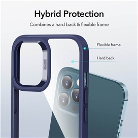 ست قاب و محافظ صفحه آیفون 12 پرو برند ESR مدل Classic Hybrid
