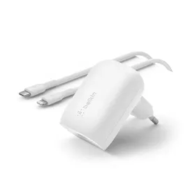 شارژر دیواری 30 وات با کابل لایتنینگ بلکین – BoostCharge – مدل WCA005vf1MWH-B5