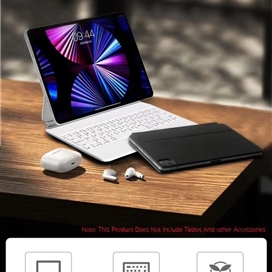 کیبورد مگنتی آیپد نسل 10 کوتسی Coteci Magic Keyboard For Ipad 10 64012