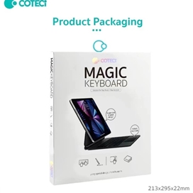 کیبورد مگنتی آیپد نسل 10 کوتسی Coteci Magic Keyboard For Ipad 10 64012