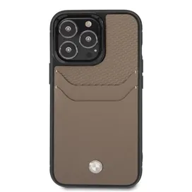 قاب BMW مدل GENUINE LEATHER WITH CARDSOLT مناسب برای گوشی موبایل اپل Apple iPhone 14 Pro Max