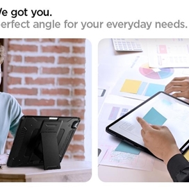 کاور آیپد پرو 12.9 اسپیگن مدل Tough Armor Pro مناسب iPad Pro 12.9 (2021-2022)