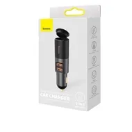 شارژر فندکی فست شارژ بیسوس Baseus Share Together With Cigarette Lighter U+U 120W CCBX-120U CCBT-D0G