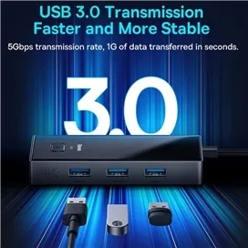 هاب تایپ سی 6 پورت بیسوس Baseus Focus Series 6 Port Type-C Hub Adapter WKYY030213