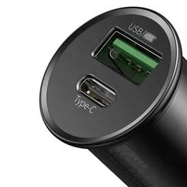 شارژر فندکی 30 وات دو پورت بیسوس Baseus PPS Quick Charger Car Support VOOC CCYS-C01