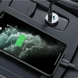 شارژر فندکی 30 وات دو پورت بیسوس Baseus PPS Quick Charger Car Support VOOC CCYS-C01