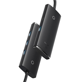 هاب یو اس بی 4 پورت بیسوس Baseus Airjoy 4 Port USB3.0 Hub Adapter WKQX030001
