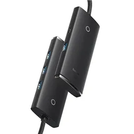 هاب یو اس بی 4 پورت بیسوس Baseus Airjoy 4 Port USB3.0 Hub Adapter WKQX030001