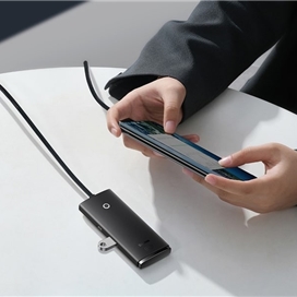 هاب یو اس بی 4 پورت بیسوس Baseus Airjoy 4 Port USB3.0 Hub Adapter WKQX030001