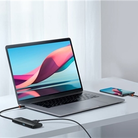 هاب یو اس بی 4 پورت بیسوس Baseus Airjoy 4 Port USB3.0 Hub Adapter WKQX030001
