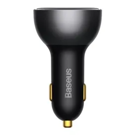 شارژر فندکی 140 وات بیسوس با کابل Baseus Digital Display fast car charger 140W CGZX070001