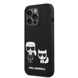 کاور کارل لاگرفلد مدل SILICONE MAGSAFE KARL & CHOUPETTE مناسب برای گوشی موبایل اپل Apple iPhone 14 Pro Max