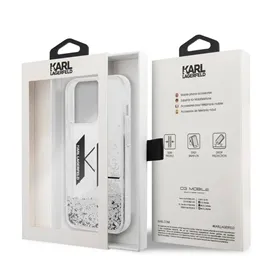 کاور کارل لاگرفلد مدل GLITTER BIG KL LOGO مناسب برای گوشی موبایل اپل Apple iPhone 14 Pro Max