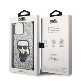 کاور کارل لاگرفلد مدل GLITTER FLAKES مناسب برای گوشی موبایل اپل Apple iPhone 14 Pro Max