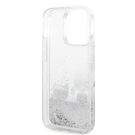 کاور کارل لاگرفلد مدل GLITTER KARL & CHOUPETTE مناسب برای گوشی موبایل اپل Apple iPhone 14 Pro Max