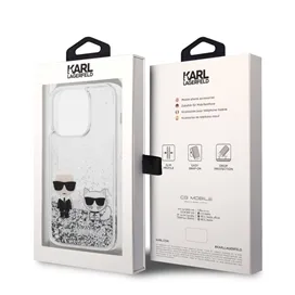 کاور کارل لاگرفلد مدل GLITTER KARL & CHOUPETTE مناسب برای گوشی موبایل اپل Apple iPhone 14 Pro Max