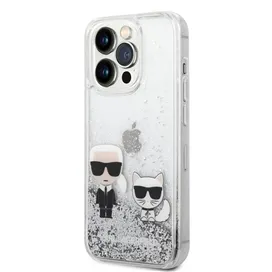 کاور کارل لاگرفلد مدل GLITTER KARL & CHOUPETTE مناسب برای گوشی موبایل اپل Apple iPhone 14 Pro Max