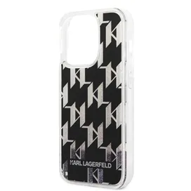 کاور کارل لاگرفلد مدل GLITTER MONOGRAM PATTERN مناسب برای گوشی موبایل اپل Apple iPhone 14 Pro Max