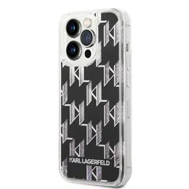 کاور کارل لاگرفلد مدل GLITTER MONOGRAM PATTERN مناسب برای گوشی موبایل اپل Apple iPhone 14 Pro Max