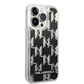 کاور کارل لاگرفلد مدل GLITTER MONOGRAM PATTERN مناسب برای گوشی موبایل اپل Apple iPhone 14 Pro Max