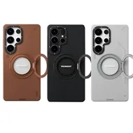 قاب یانگ کیت Youngkit Leather 360° Rotation Ring Stand Case Magsafe Samsung مناسب برای Galaxy S24 Ultra
