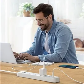 چند راهی برق 2 متری انکر Powerextend 3 PD مدل A9136