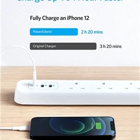 چند راهی برق 2 متری انکر Powerextend 3 PD مدل A9136