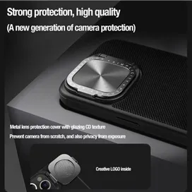 کاور نیلکین مدل Textured Prop مناسب برای گوشی موبایل اپل iPhone 15 Pro Max