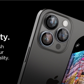 محافظ لنز دوربین اسپیگن مدل EZ Fit Optik Pro برای iPhone 15 Pro Max