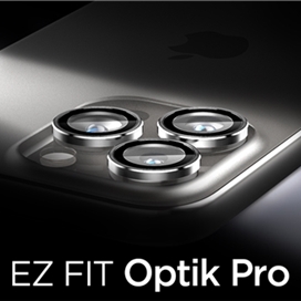 محافظ لنز دوربین اسپیگن مدل EZ Fit Optik Pro برای iPhone 15 Pro Max