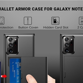 قاب جیتک گلکسی نوت 20 اولترا مدل G-Tech Wallet Armor case Galaxy Note 20 Ultra