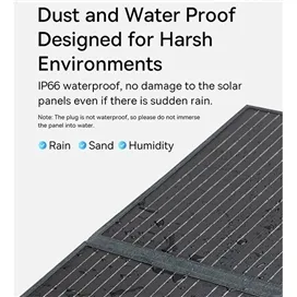پنل خورشیدی قابل‌حمل 100 وات بیسوس Baseus Energy Stack Solar panel 100W CCNL050006