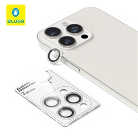 رینگ محافظ لنز آیفون ا BLUEO PVD Stainless Original Steel Frame Lens Protector مناسب برای Apple iPhone 15 Pro Max