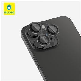 رینگ محافظ لنز آیفون ا BLUEO PVD Stainless Original Steel Frame Lens Protector مناسب برای Apple iPhone 15 Pro Max