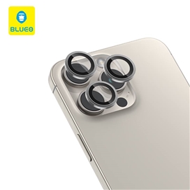 رینگ محافظ لنز آیفون ا BLUEO PVD Stainless Original Steel Frame Lens Protector مناسب برای Apple iPhone 15 Pro Max