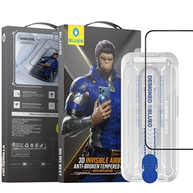 گلس فول BLUEO 3D Invisible Airbag Anti Broken Tempered مناسب برای Apple iPhone 15 Pro Max