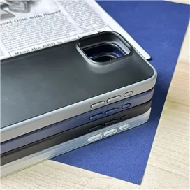 قاب مجیک ماسک Magic Mask مدل پشت مات دور لنز نازک مناسب برای Apple iPhone 15 Pro Max