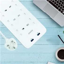 چند راهی برق و شارژر انکر Anker 342 USB Power Strip A9182