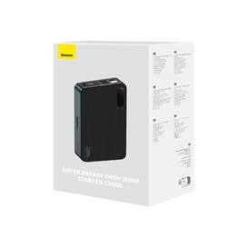 پاوربانک و جامپ استارتر خودرو 12000 میلی آمپر بیسوس Baseus Super Energy Pro Plus 1200A C00245700111
